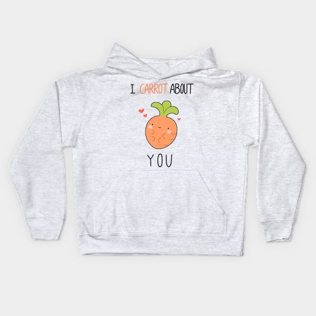 carrot Kids Hoodie by vero ngotak